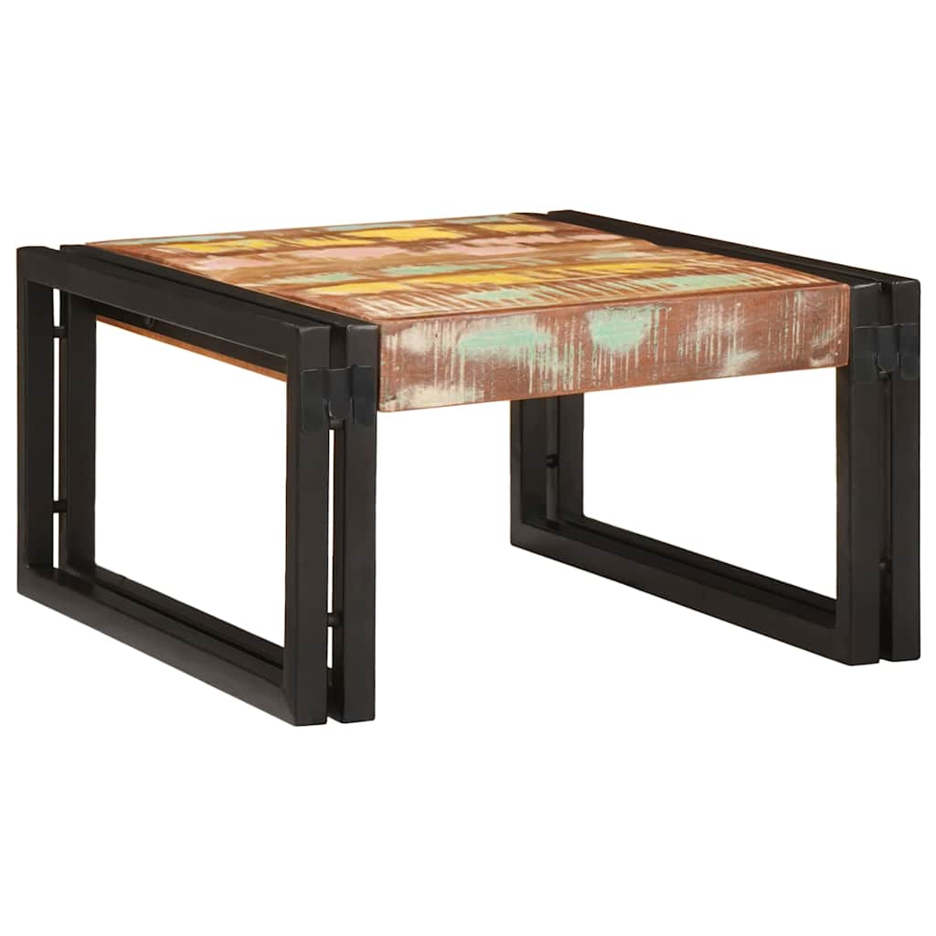 Bathroom Shelf Multicolour 60 x 50 x 23 cm Solid Reclaimed Wood