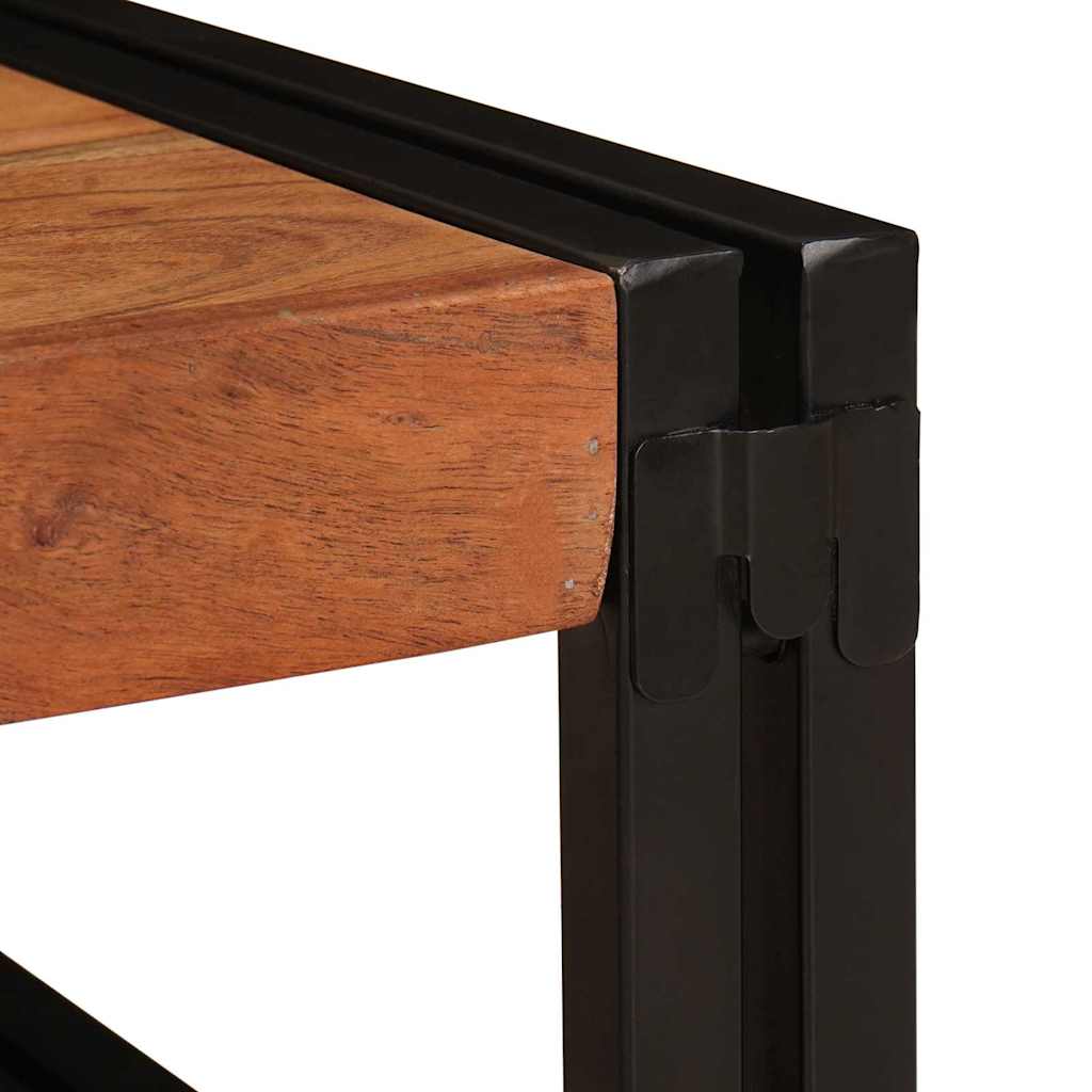 Bathroom Shelf for Brown 65 x 50 x 23 cm Solid Acacia Wood