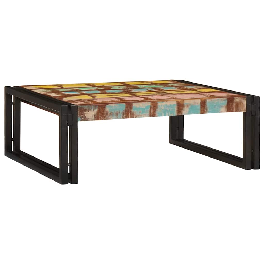 Bathroom Shelf Multicolour 65 x 50 x 23 cm Solid Reclaimed Wood