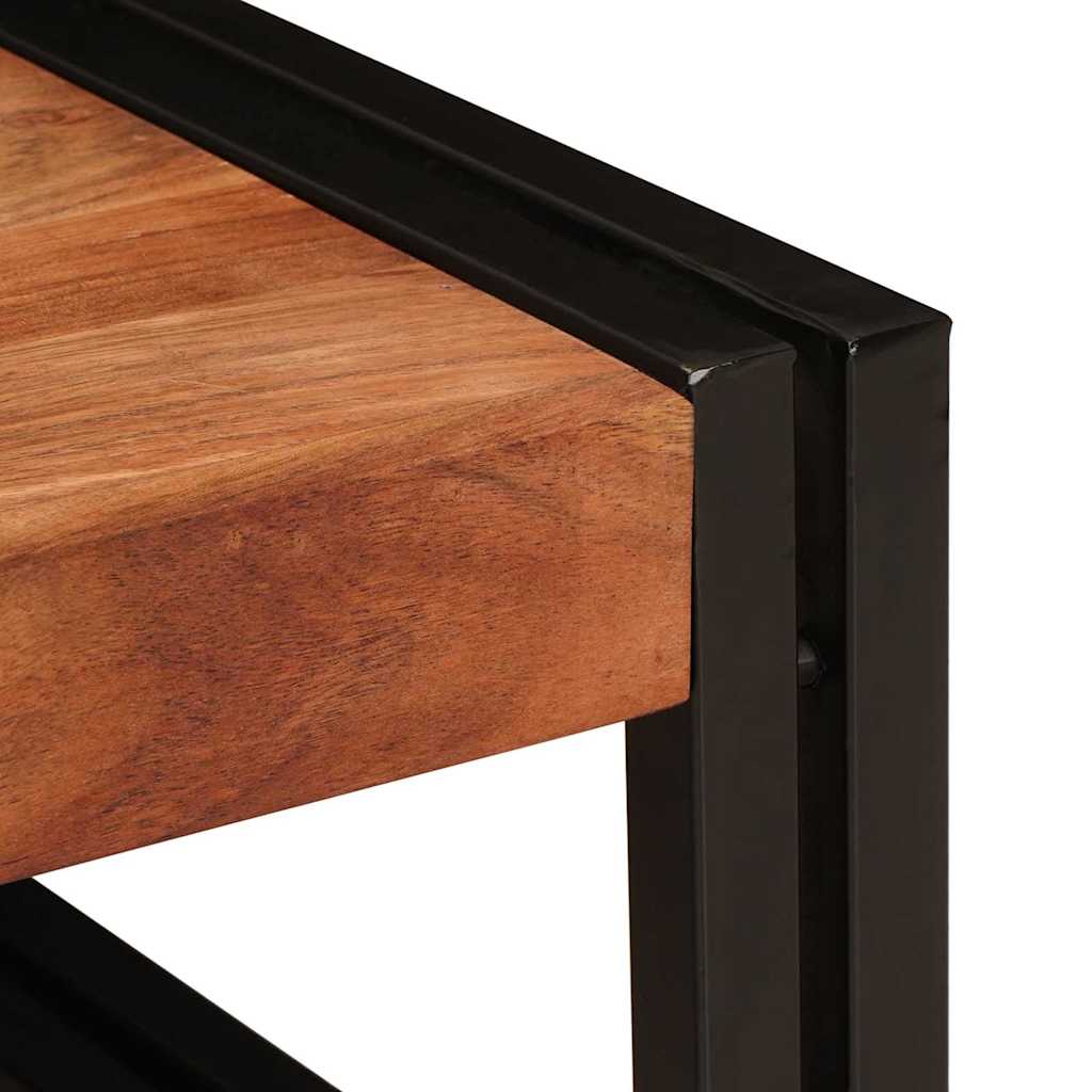 Bathroom Shelf for Brown 80 x 50 x 23 cm Solid Acacia Wood