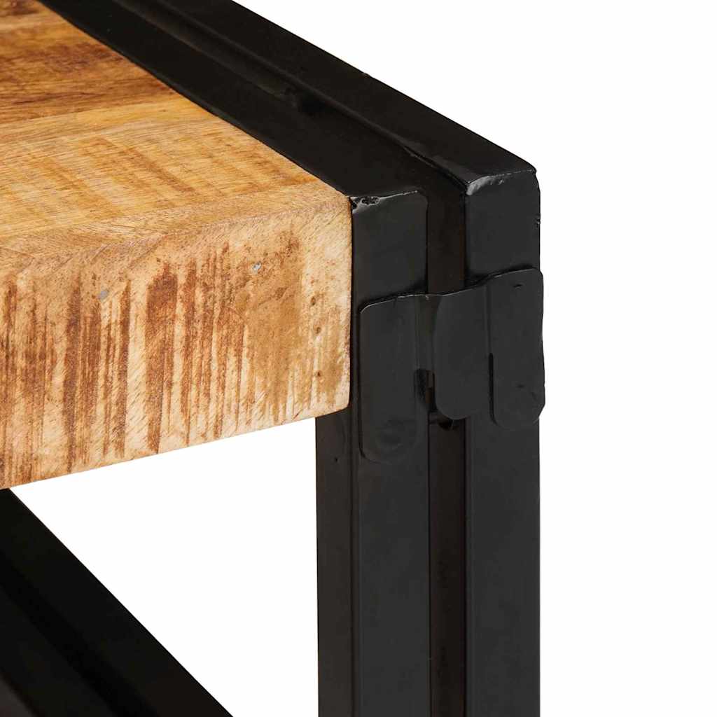 Bathroom Shelf Brown 100 x 50 x 23 cm Soild Rough Mango Wood