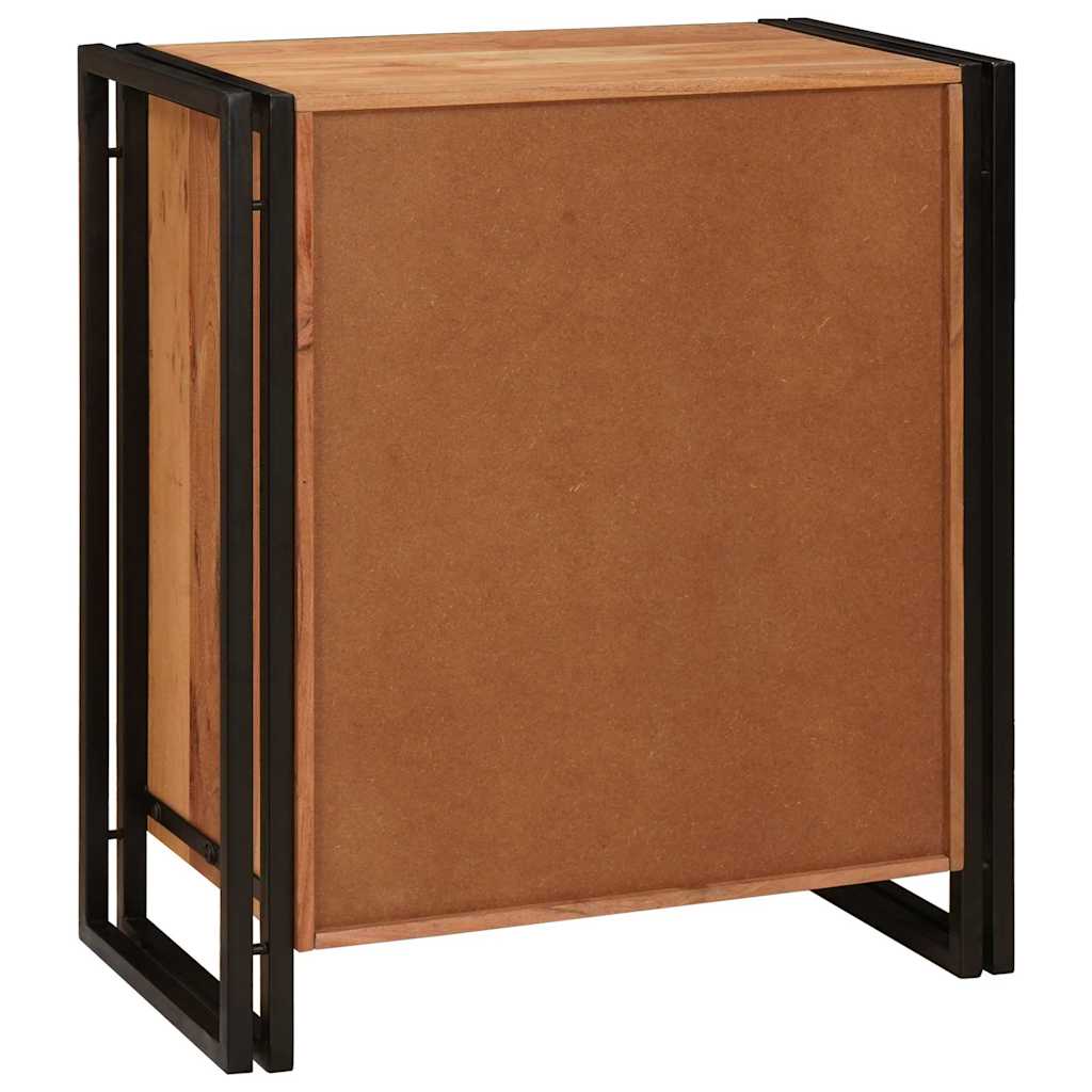Bedside Cabinet Brown 66 x 35 x 76 cm Solid acacia wood