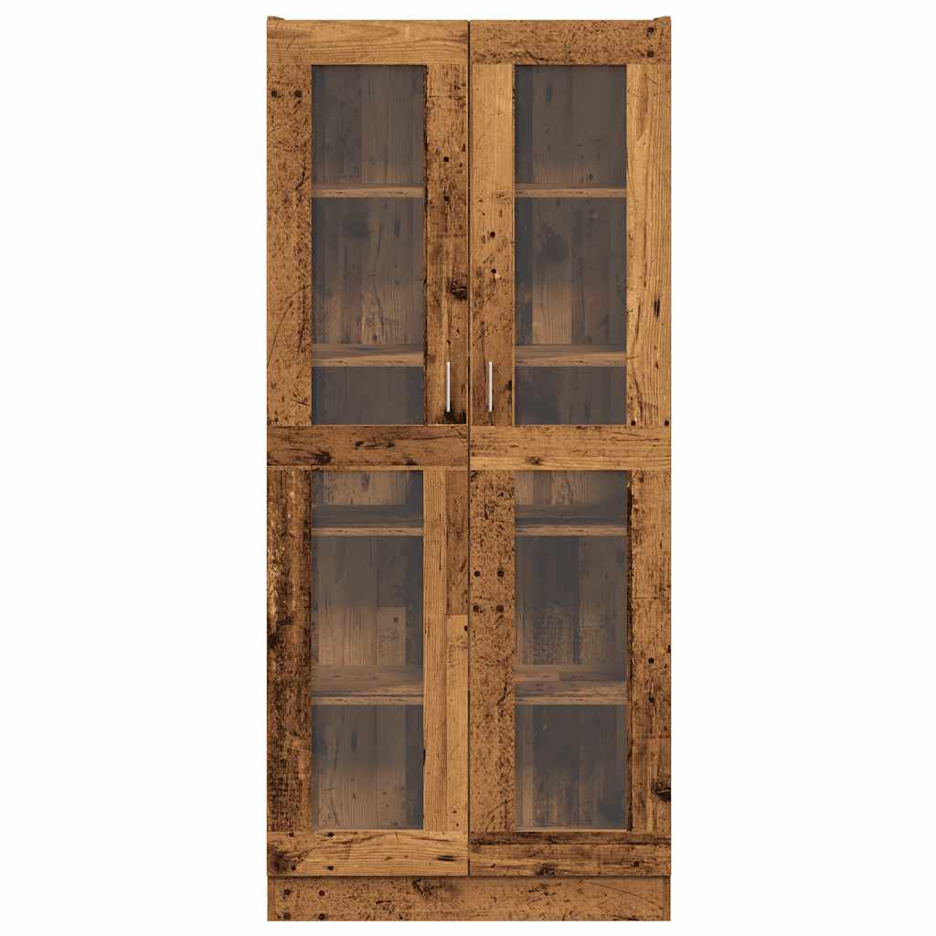 Highboard Old Wood 82,5x30,5x185 cm Engineered Wood