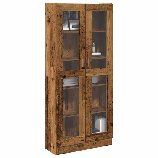 Highboard Old Wood 82,5x30,5x185 cm Engineered Wood