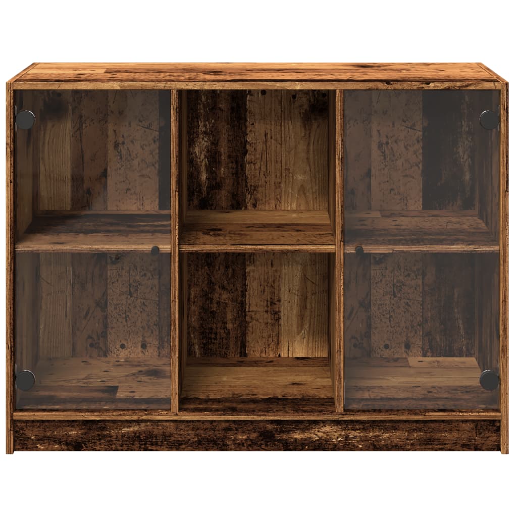 Sideboard Old Wood 102x37x75.5 cm Engineered Wood
