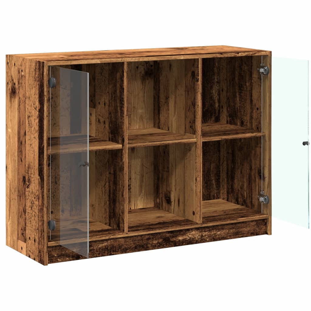 Sideboard Old Wood 102x37x75.5 cm Engineered Wood