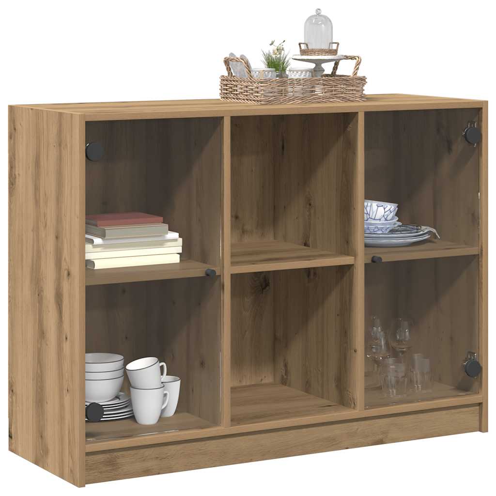 Sideboard Artisian Oak 102x37x75,5 cm Engineered Wood
