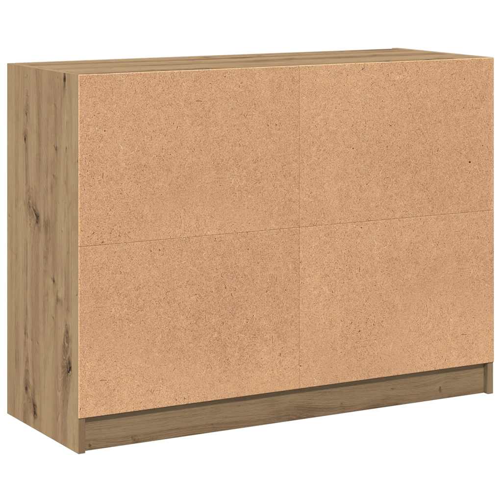 Sideboard Artisian Oak 102x37x75,5 cm Engineered Wood