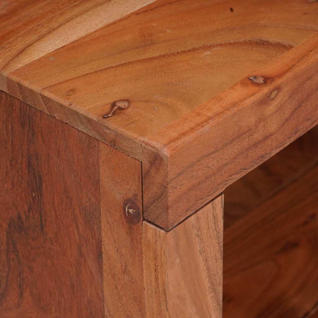 Bookshelf 3 pcs Brown 80 x 30 x 110 cm Solid Acacia Wood