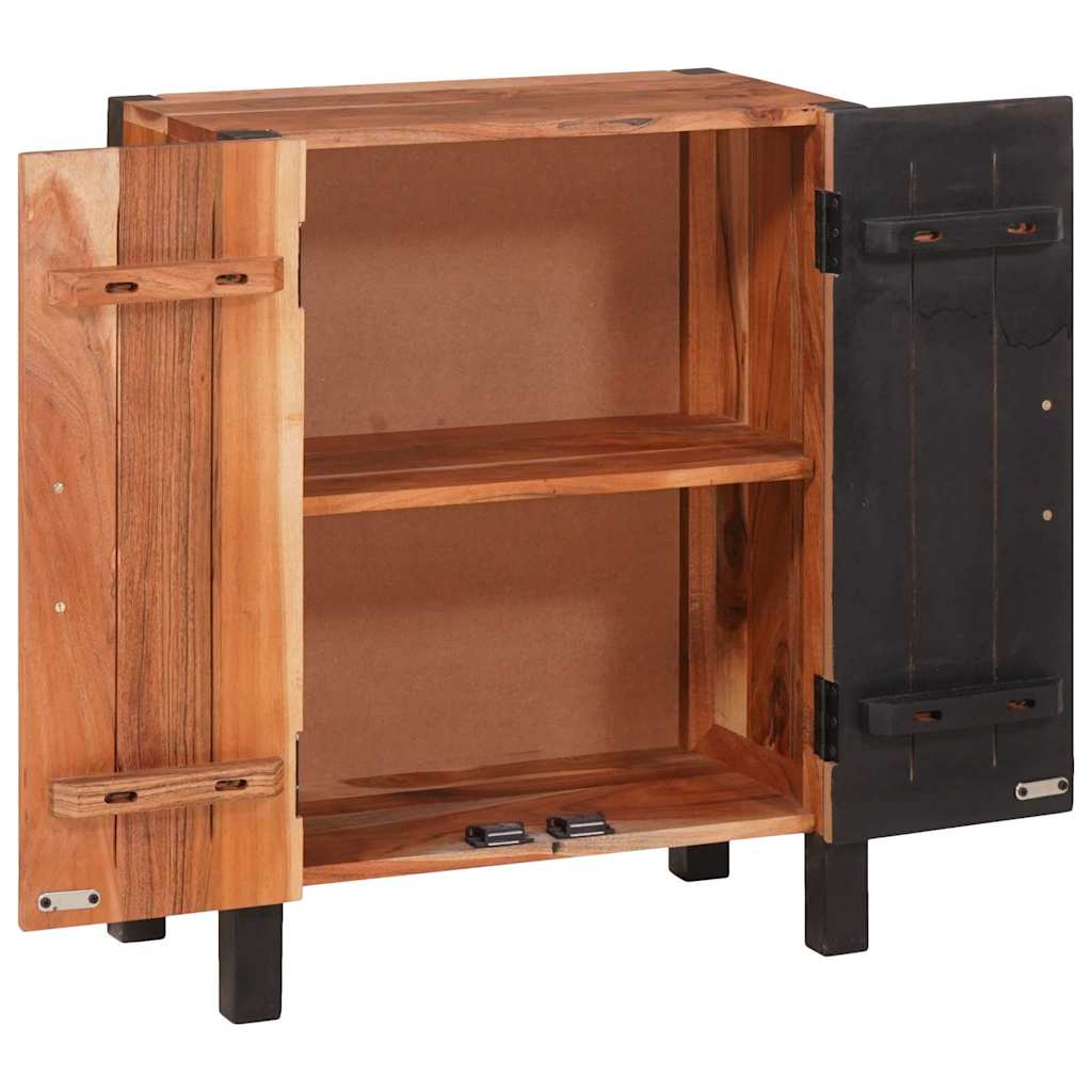 Sideboard 3 pcs Brown 55 x 30 x 75 cm Solid Acacia Wood