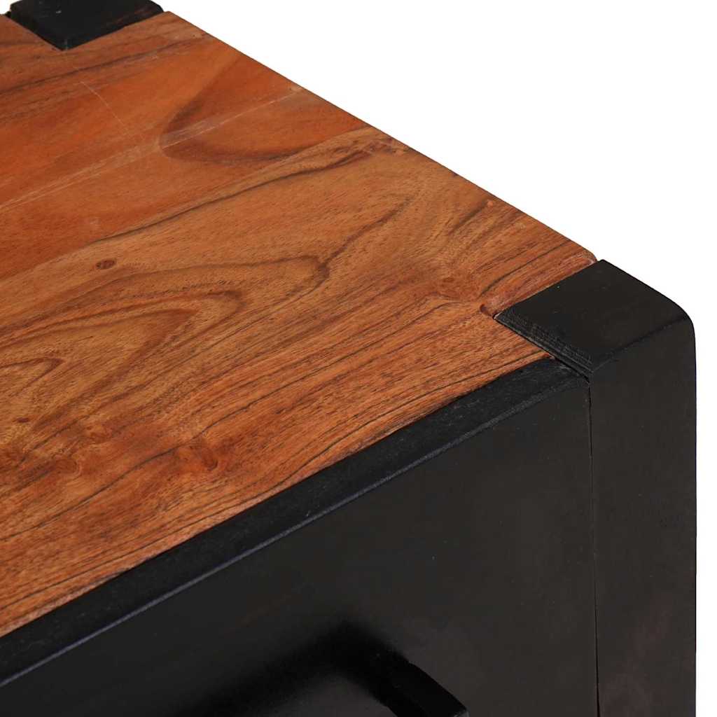 Sideboard 3 pcs Brown 165 x 30 x 75 cm Solid Acacia Wood
