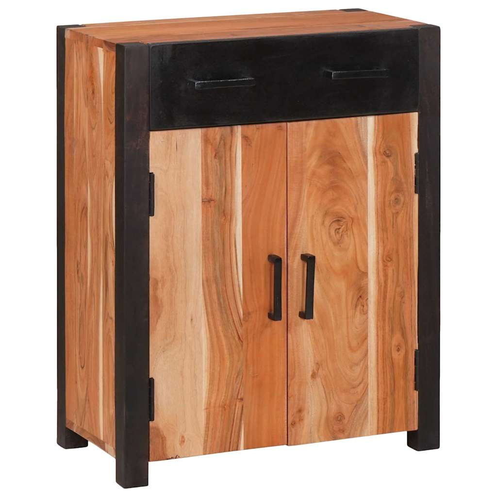 Sideboard with Drawer Brown 55 x 30 x 75 cm Solid Acacia Wood