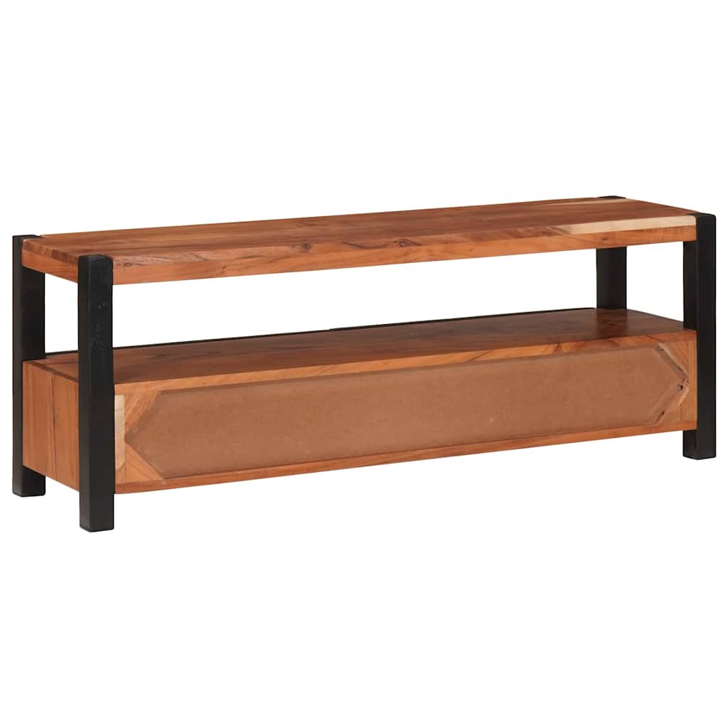 Media Cabinet Brown 110 x 30 x 40 cm Solid Acacia Wood