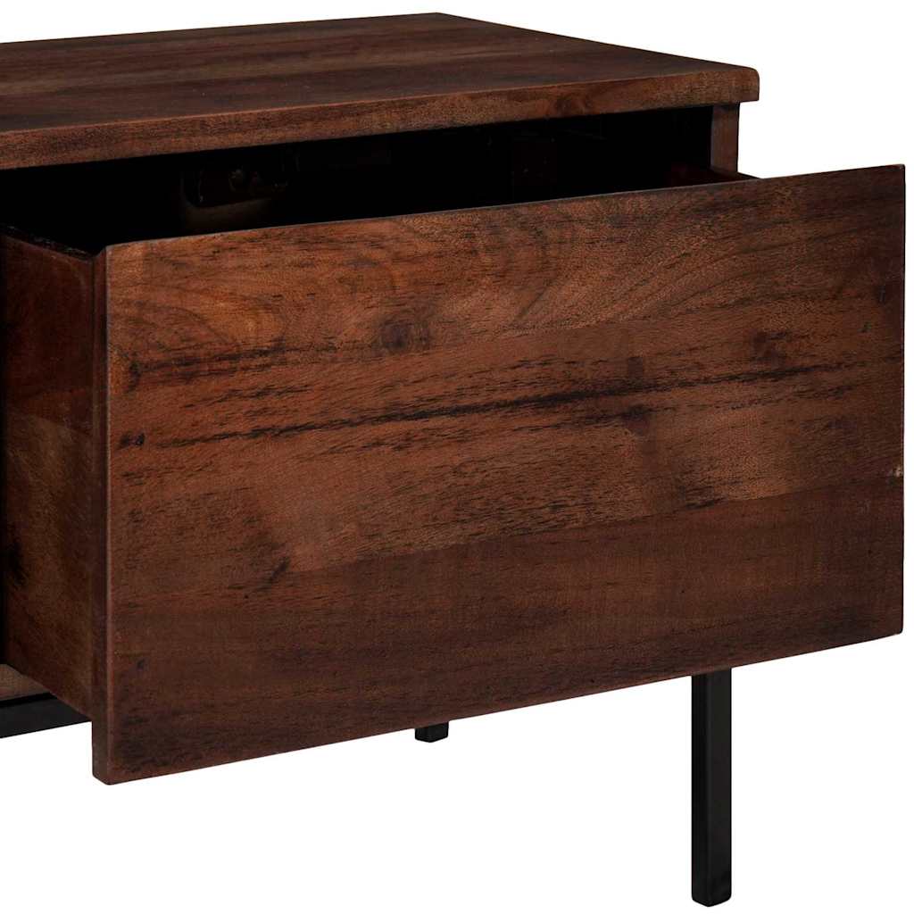 TV Cabinet Honey brown 110 x 30 x 36 cm Solid acacia wood