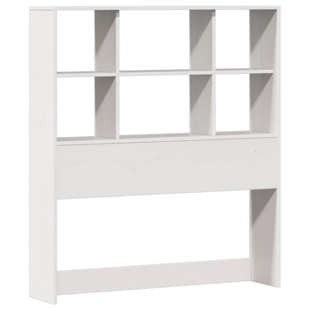 vidaXL Bookcase Bed without Mattress White 100x200cm Solid Wood Pine