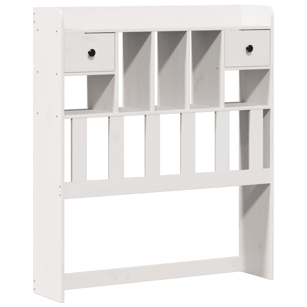 Bookcase Bed | White | Solid pinewood | Single | Bookcase Bed