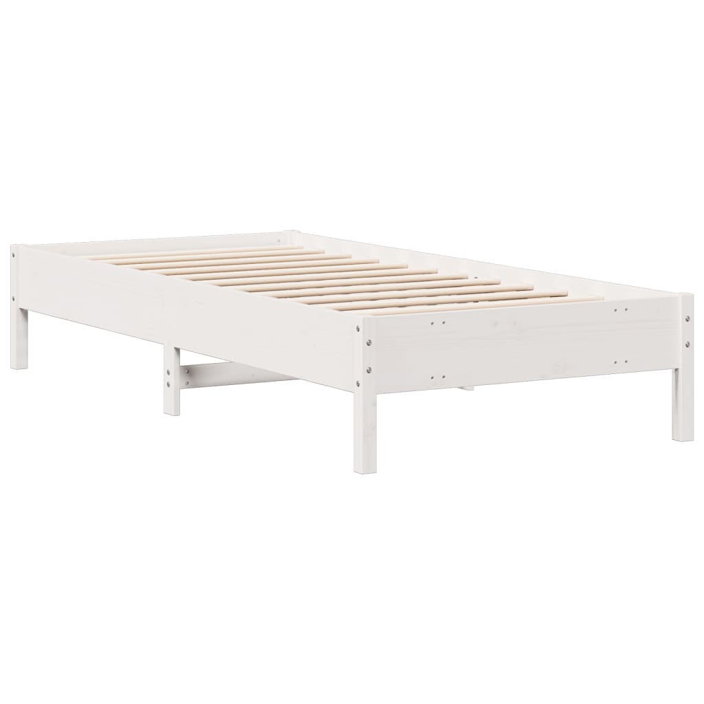 Bookcase Bed | White | Solid pinewood | Single | Bookcase Bed