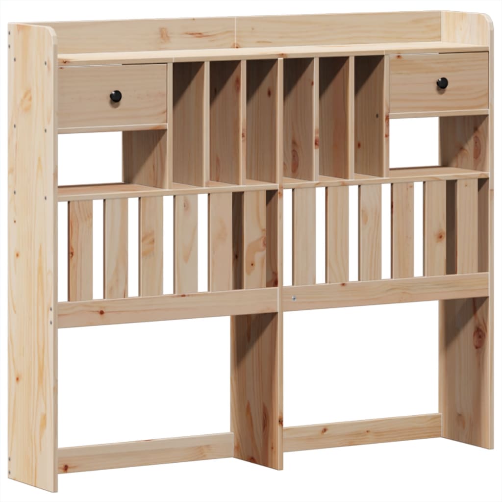 Bed Frame without Mattress 135x190 cm Double Solid Wood Pine