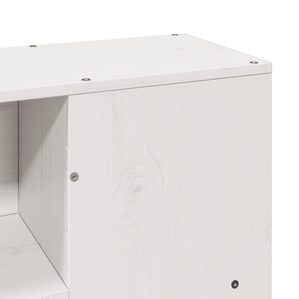 Bed Frame without Mattress White 140x200 cm Solid Wood Pine