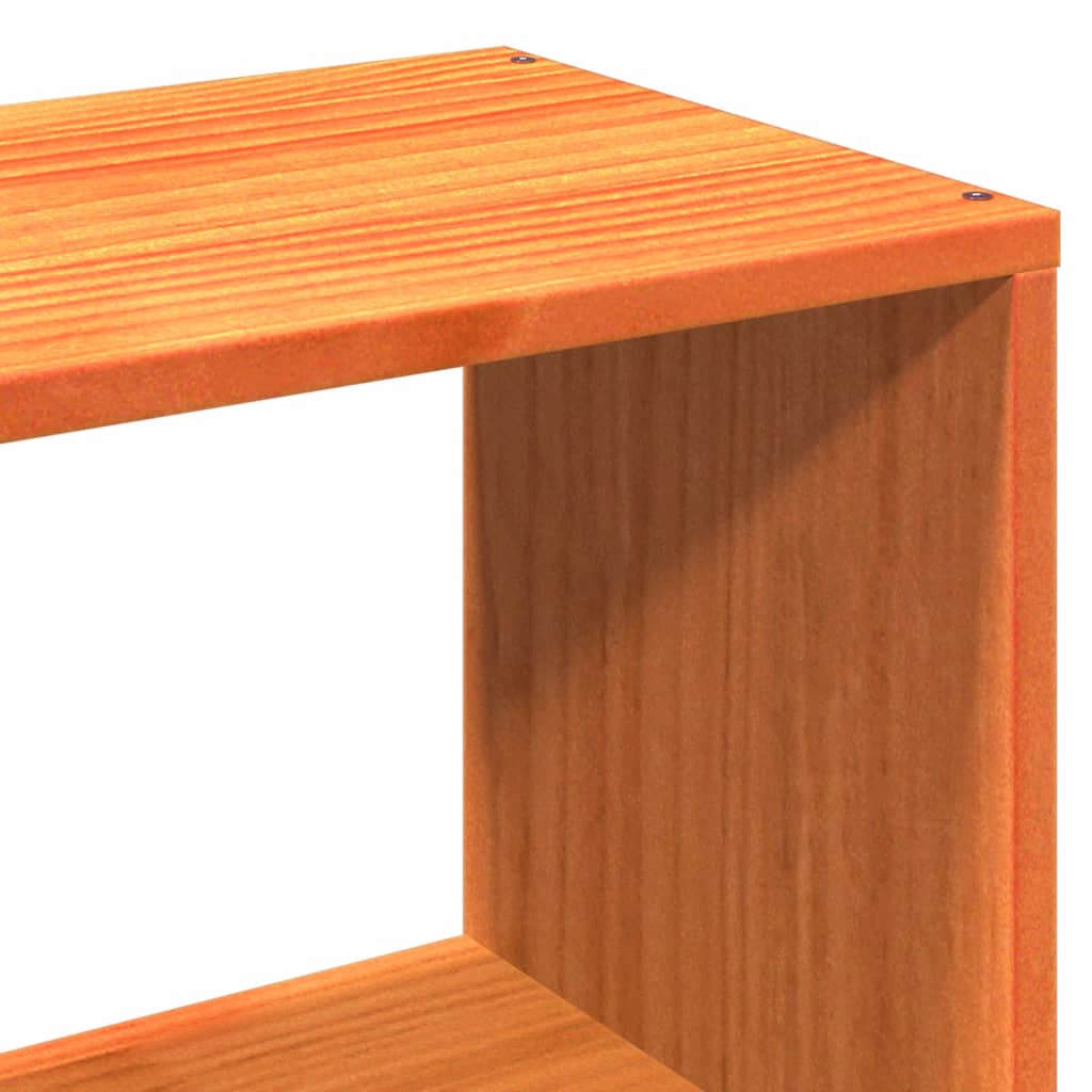 Bed Frame without Mattress Wax Brown 75x190 cm Small Single Solid Wood Pine