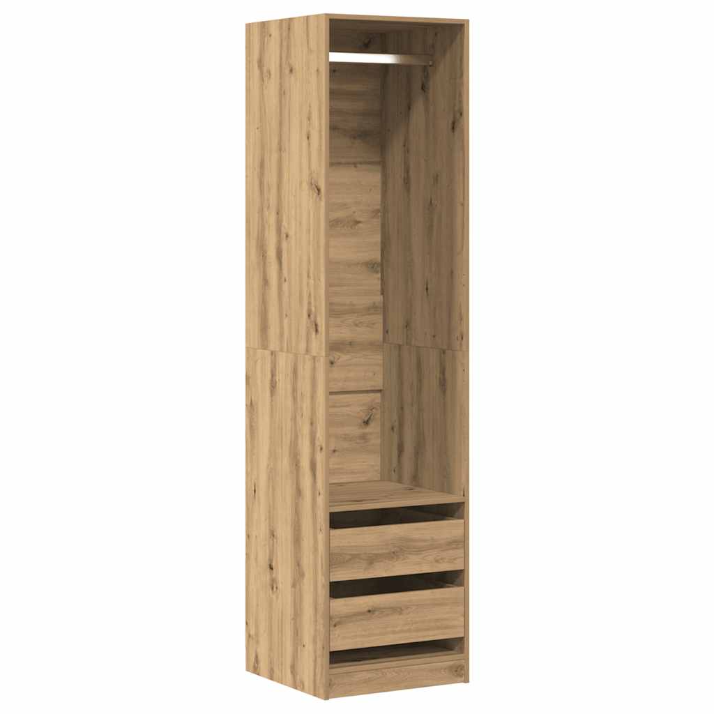 vidaXL Wardrobe Artisan Oak 50x50x200 cm Engineered Wood