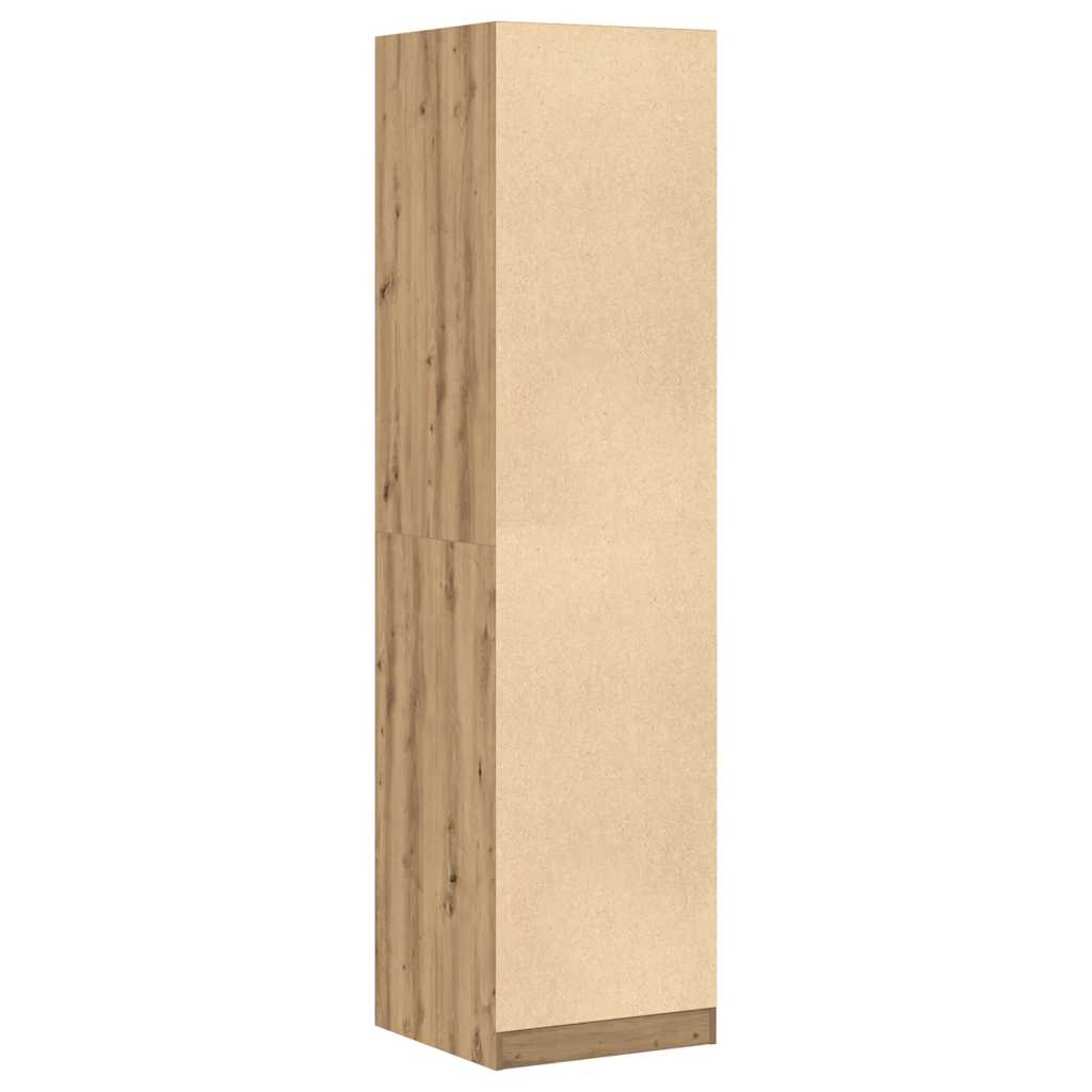 vidaXL Wardrobe Artisan Oak 50x50x200 cm Engineered Wood