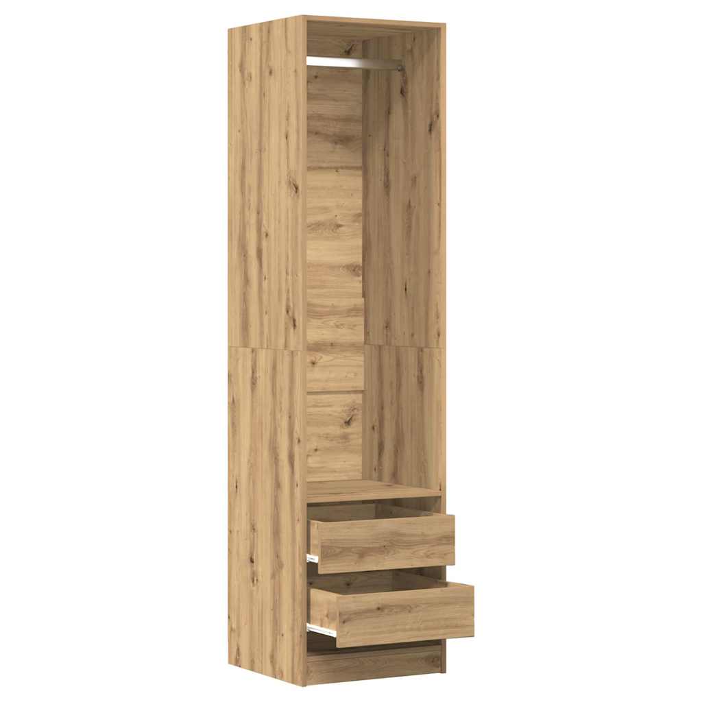 vidaXL Wardrobe Artisan Oak 50x50x200 cm Engineered Wood