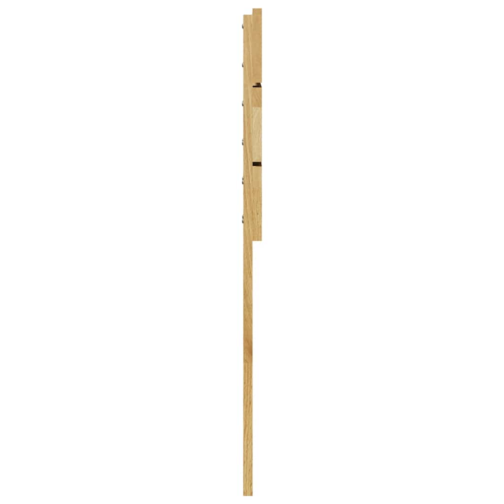 Headboard 120 cm Solid Wood Oak