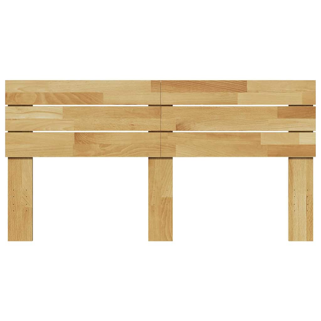 Headboard 135 cm Solid Wood Oak