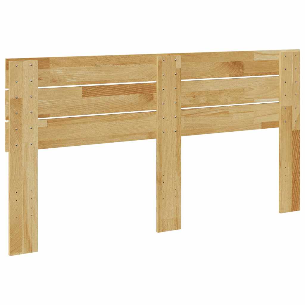 Headboard 140 cm Solid Wood Oak