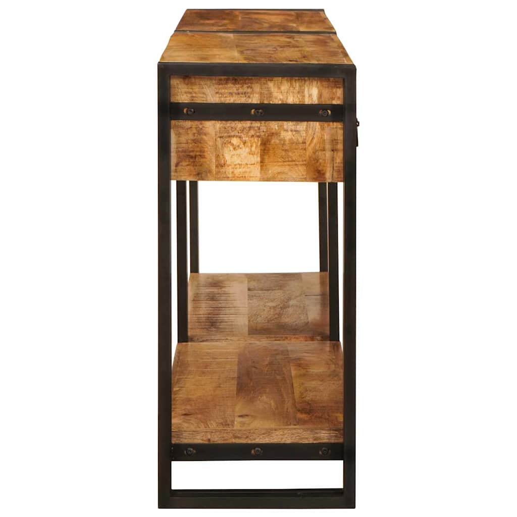 Console Tables 2 pcs Brown 161 x 33 x 75 cm Solid Mango Wood