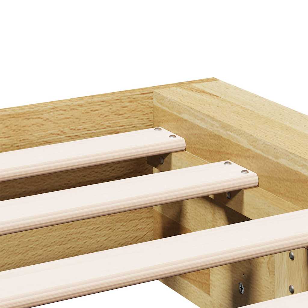 Bed Frame | Oak | Solid oak wood, Plywood | Double | Storage | Bed Frame