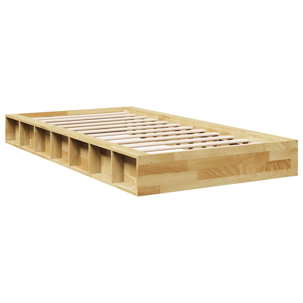 Bed Frame | Oak | Solid oak wood | Single | Bed Frame | Rectangular