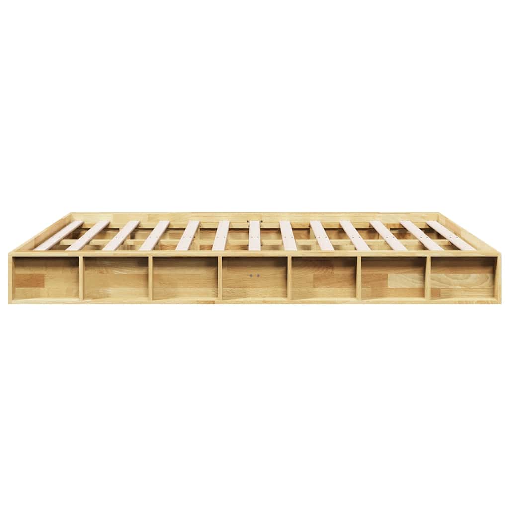 Bed Frame | Oak | Solid oak wood | Double | Rectangle | Rustic | Durable