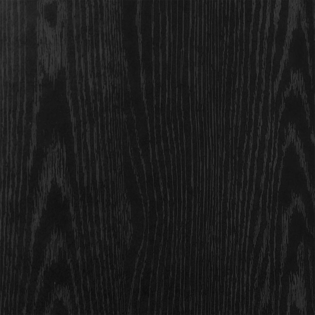 vidaXL Reception Desk Black Oak 100x50x103.5 cm Engineered Wood