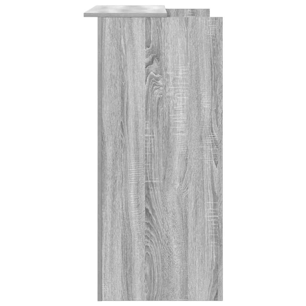 vidaXL Reception Desk Grey Sonoma 100x50x103.5 cm Engineered Wood