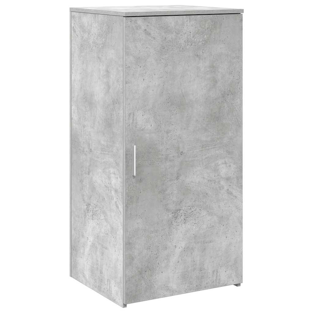 vidaXL Reception Desk Concrete Grey 155x50x103.5 cm Engineered Wood