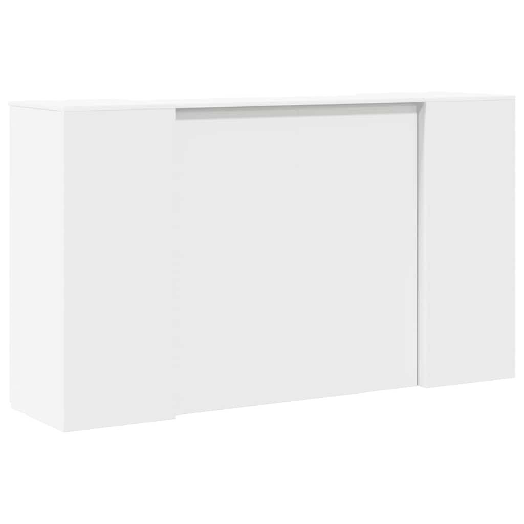 vidaXL Reception Desk White 180x50x103.5 cm Engineered Wood