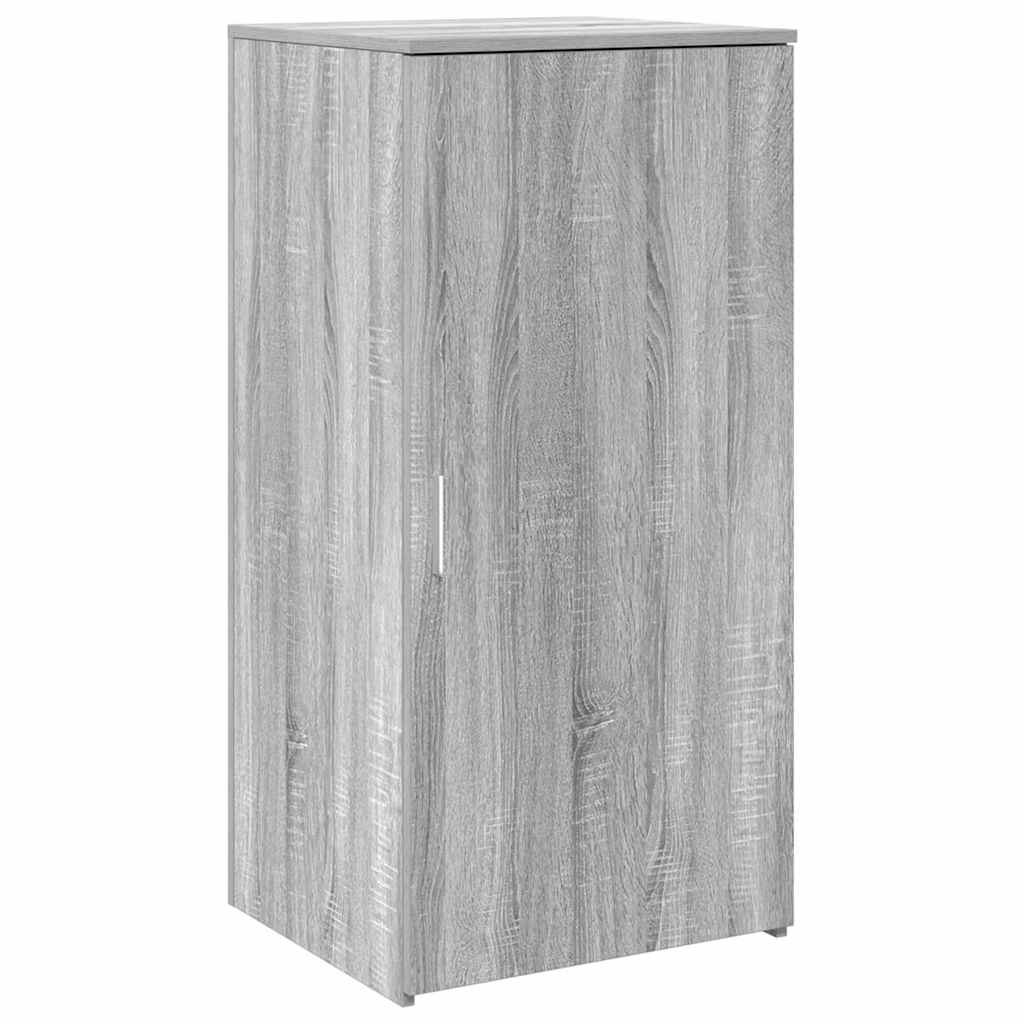 vidaXL Reception Desk Grey Sonoma 200x50x103.5 cm Engineered Wood