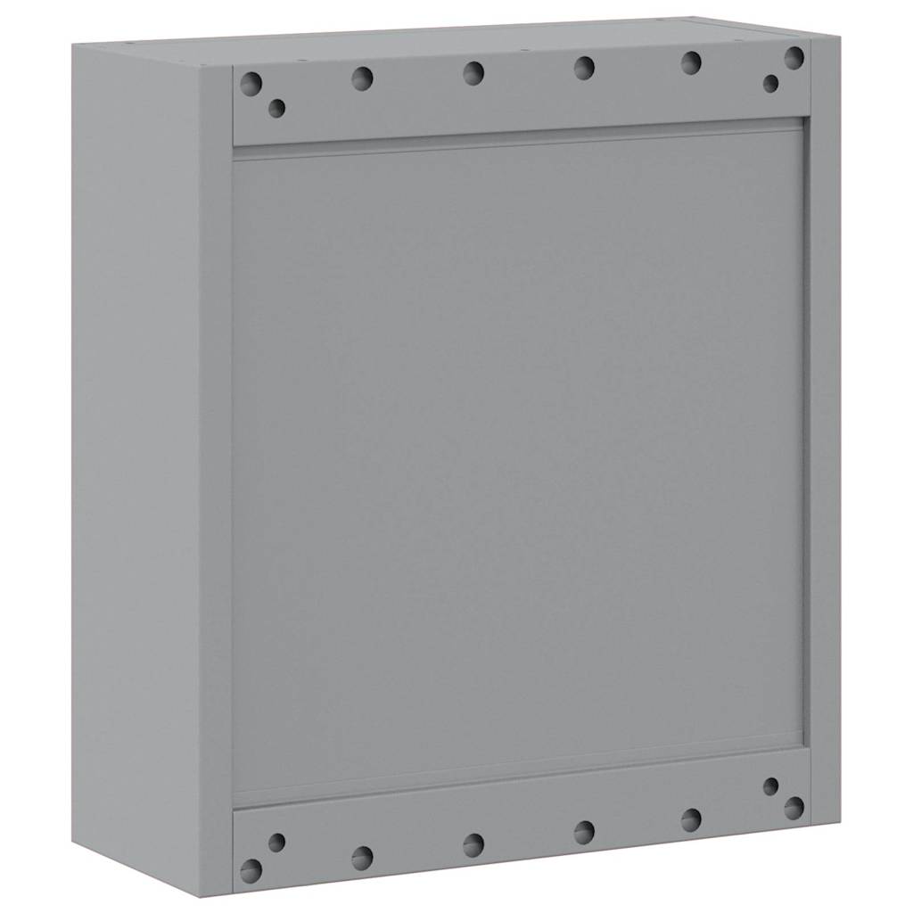Tool Cabinet with Shelf Black and Grey 50 x 20 x 55 cm Steel