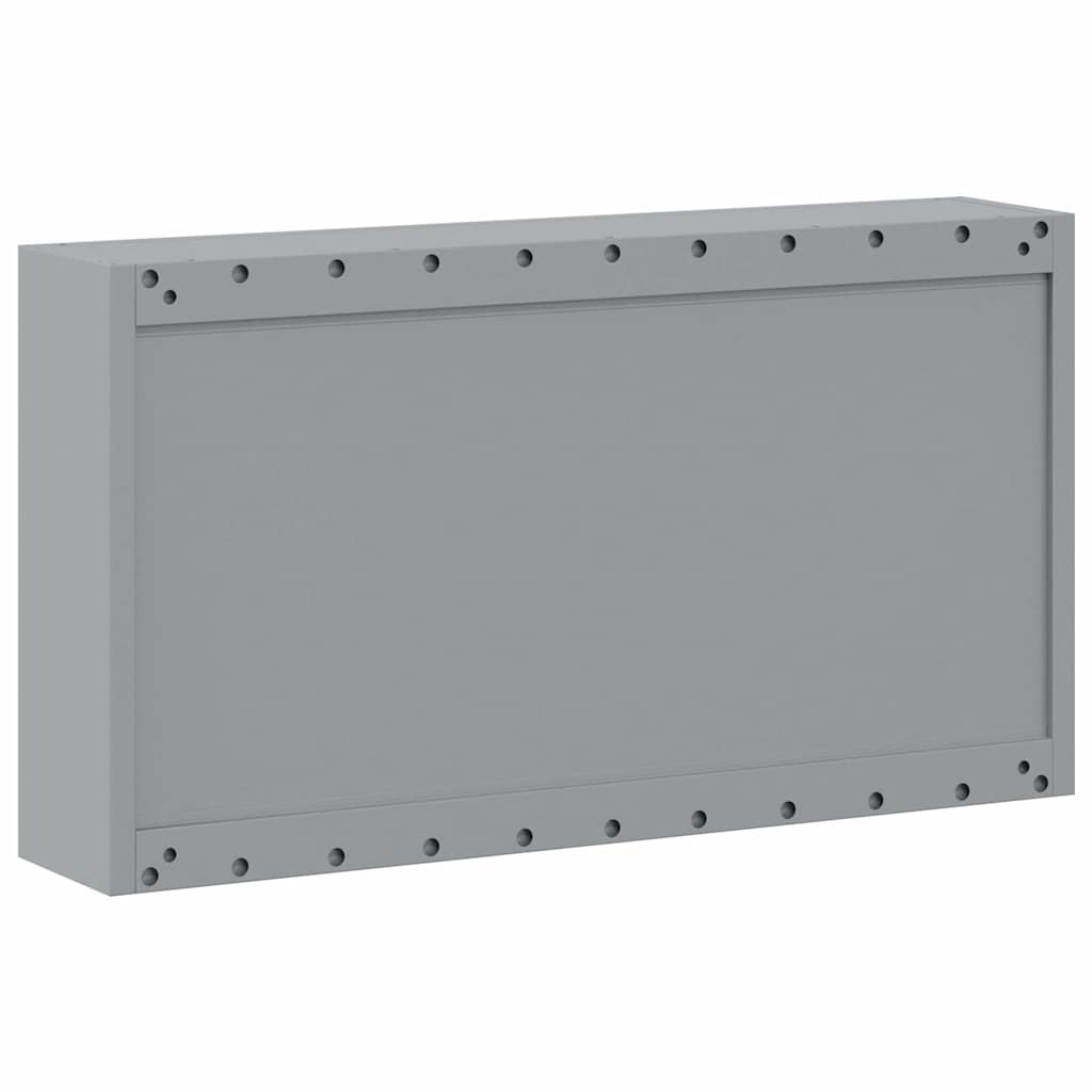 Tool Cabinet with Shelf with Lock Red and Grey 100 x 20 x 55 cm