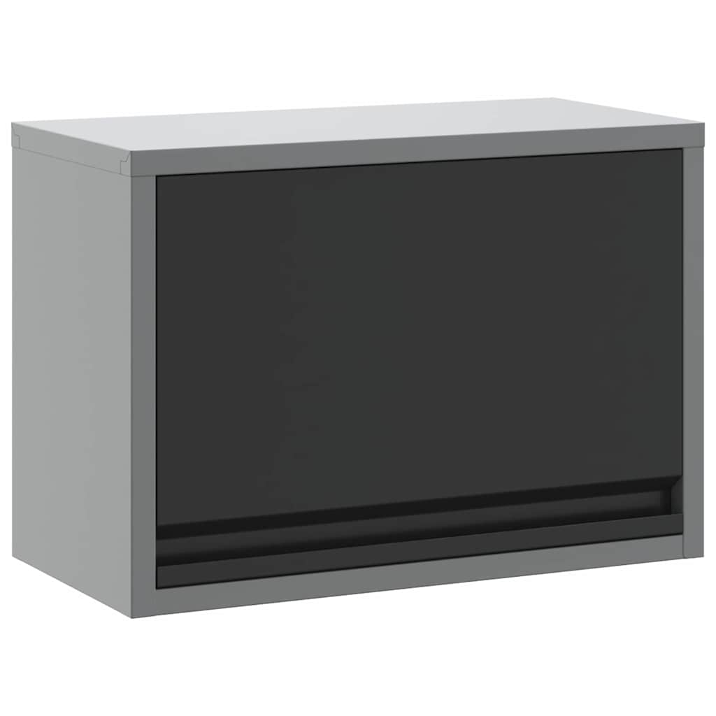 Tool Cabinet with Storage Black and Grey 50 x 25 x 35 cm