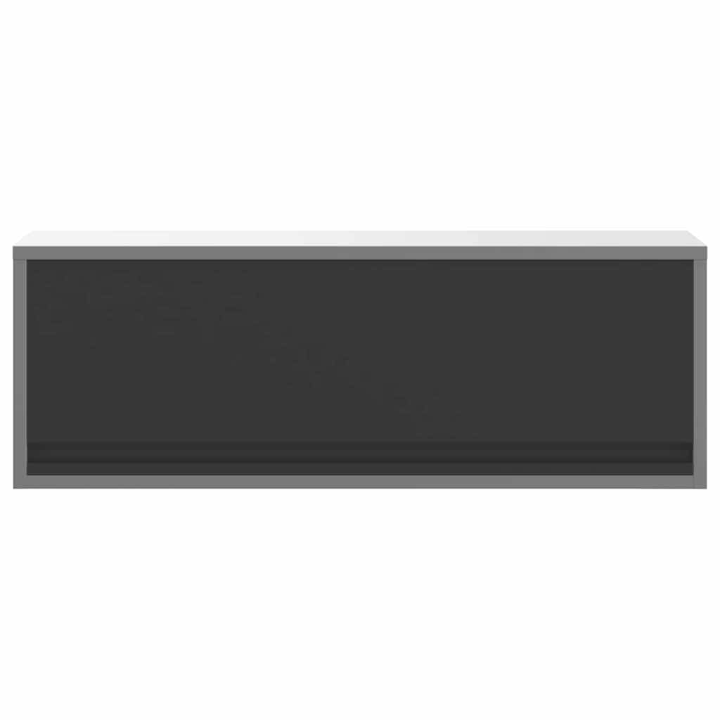 Tool Cabinet with Storage Black and Grey 100 x 25 x 35 cm
