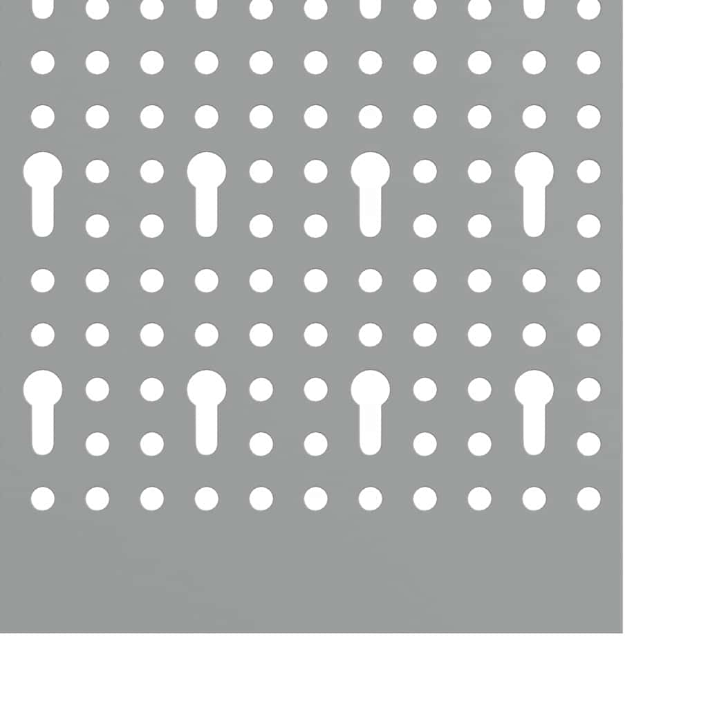 Tool Wall Panel 3 pcs Grey 150 x 1 x 60 cm Steel