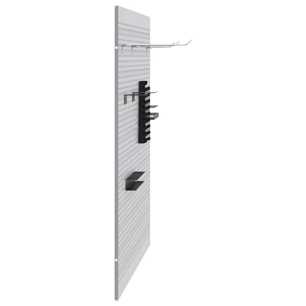 Tool Wall Panel 2 pcs Grey 100 x 1 x 80 cm