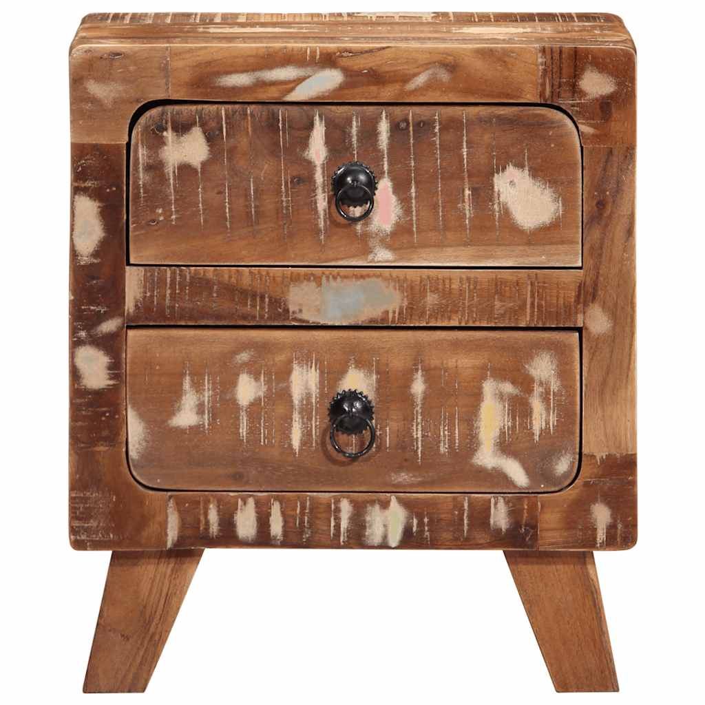 vidaXL Bedside Cabinet 40x32x46 cm Solid Wood Reclaimed