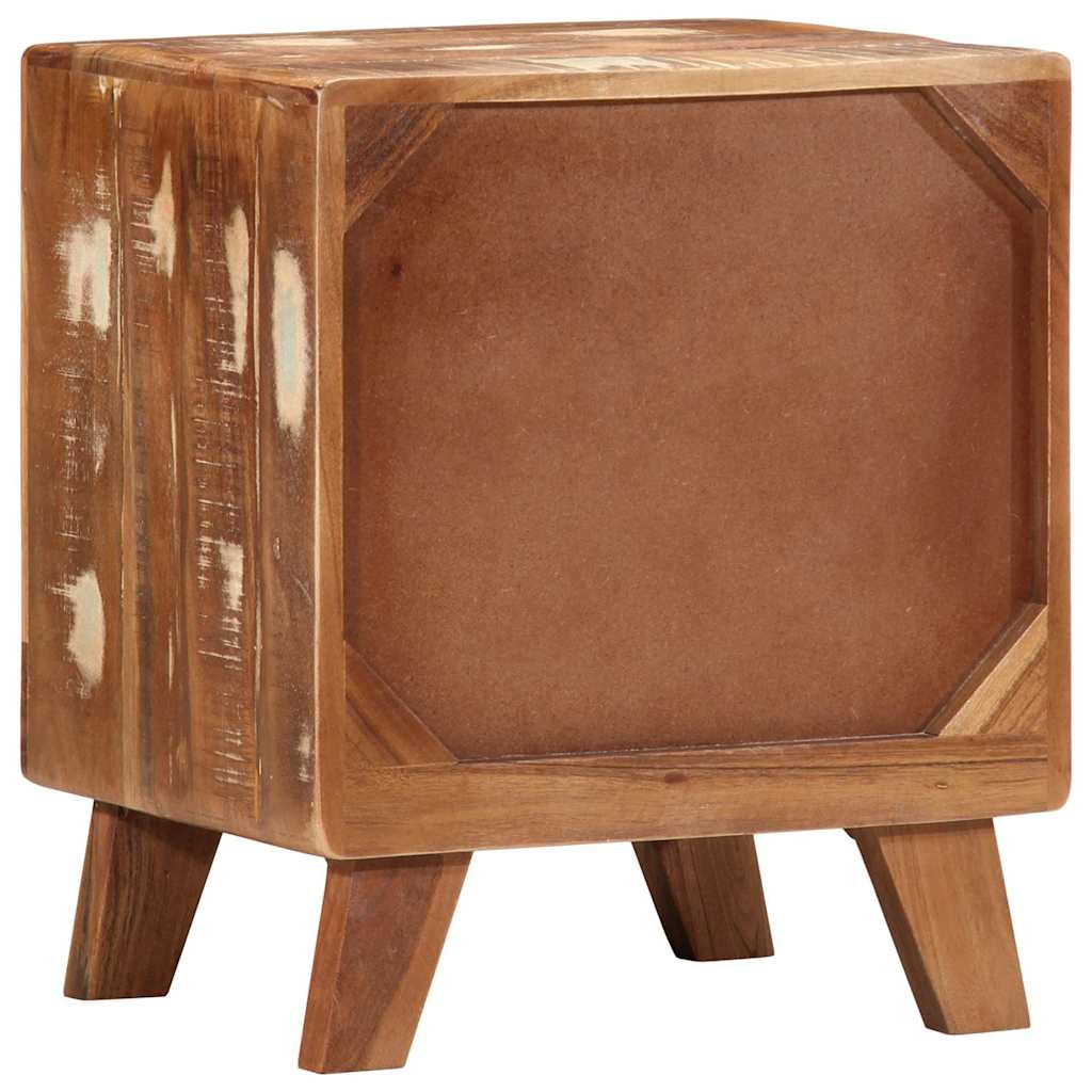 vidaXL Bedside Cabinet 40x32x46 cm Solid Wood Reclaimed