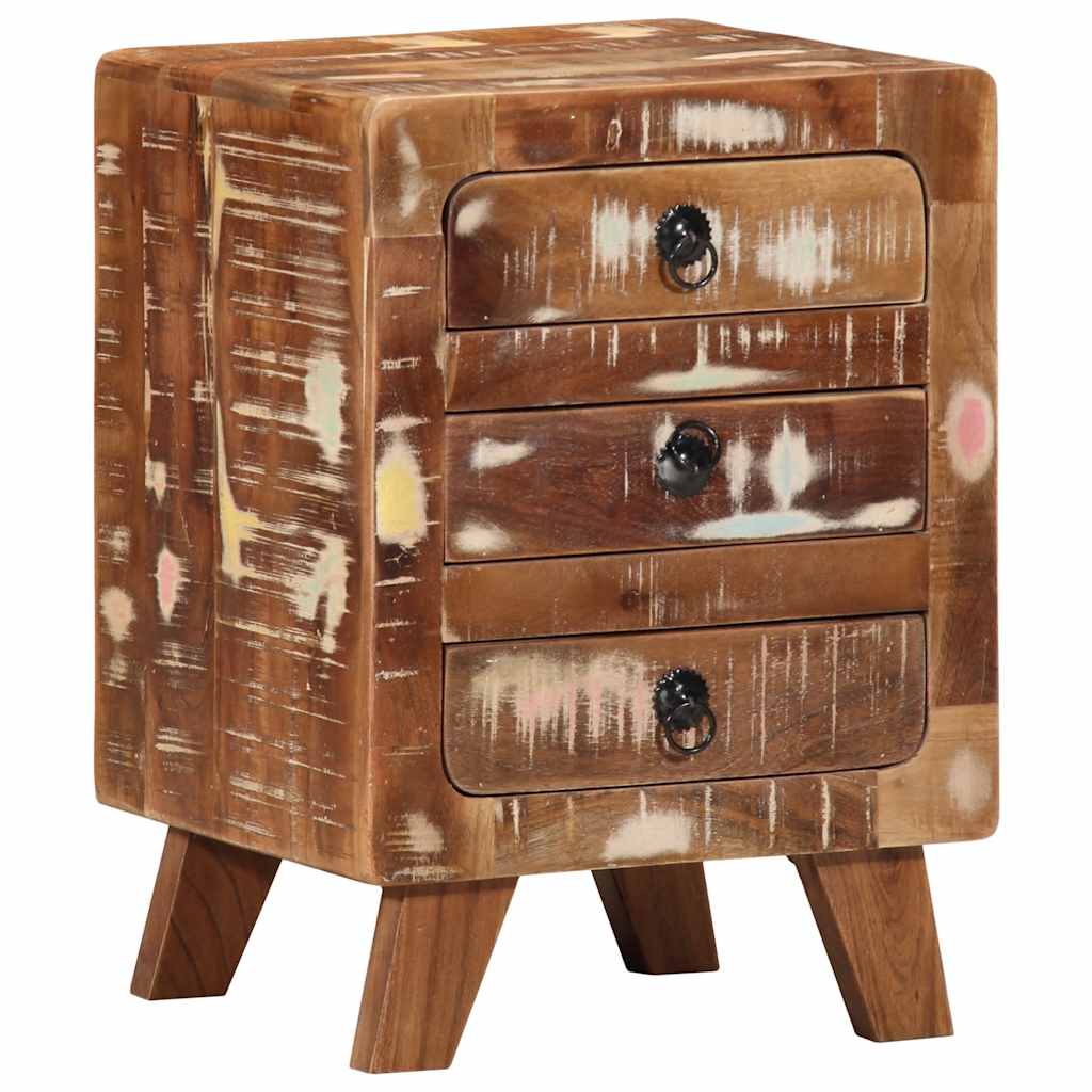 Bedside Cabinet 37x32x50 cm Solid Wood Reclaimed