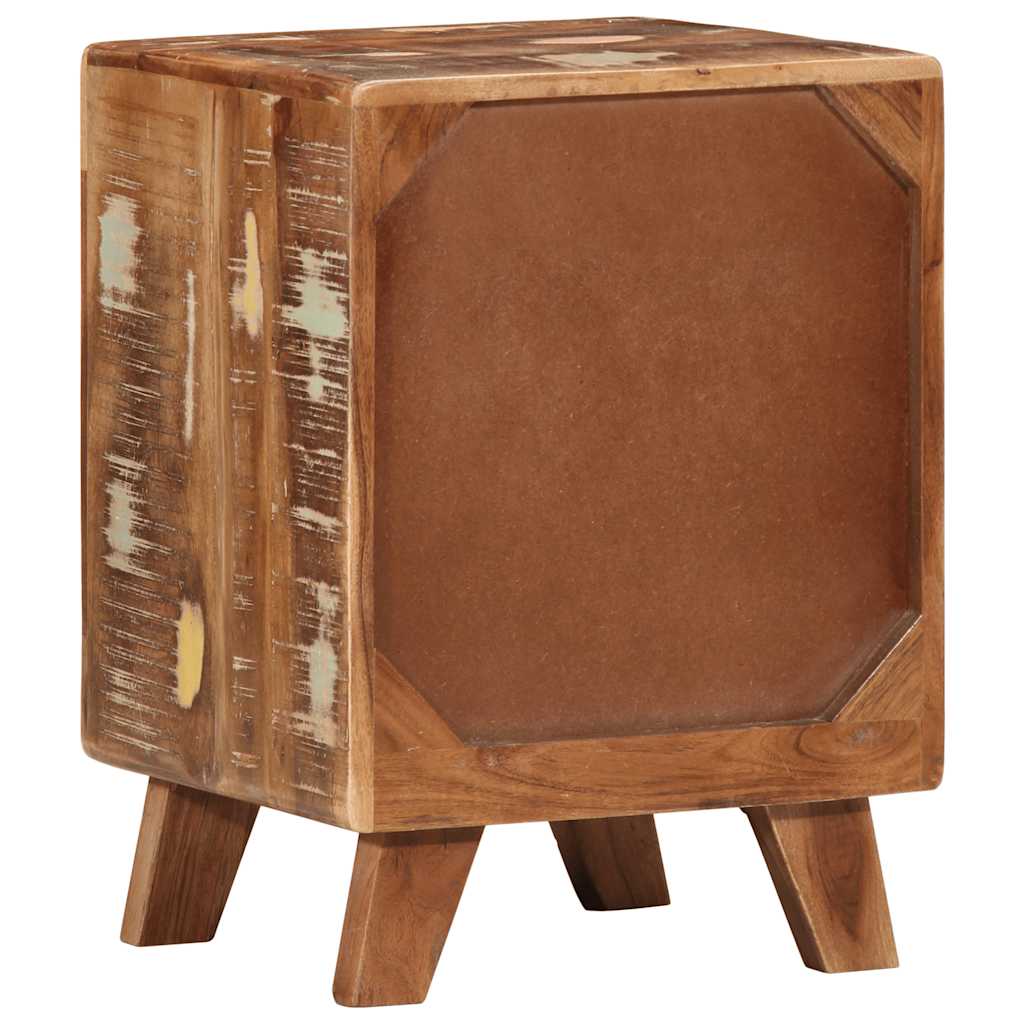 vidaXL Bedside Cabinet 37x32x50 cm Solid Wood Reclaimed