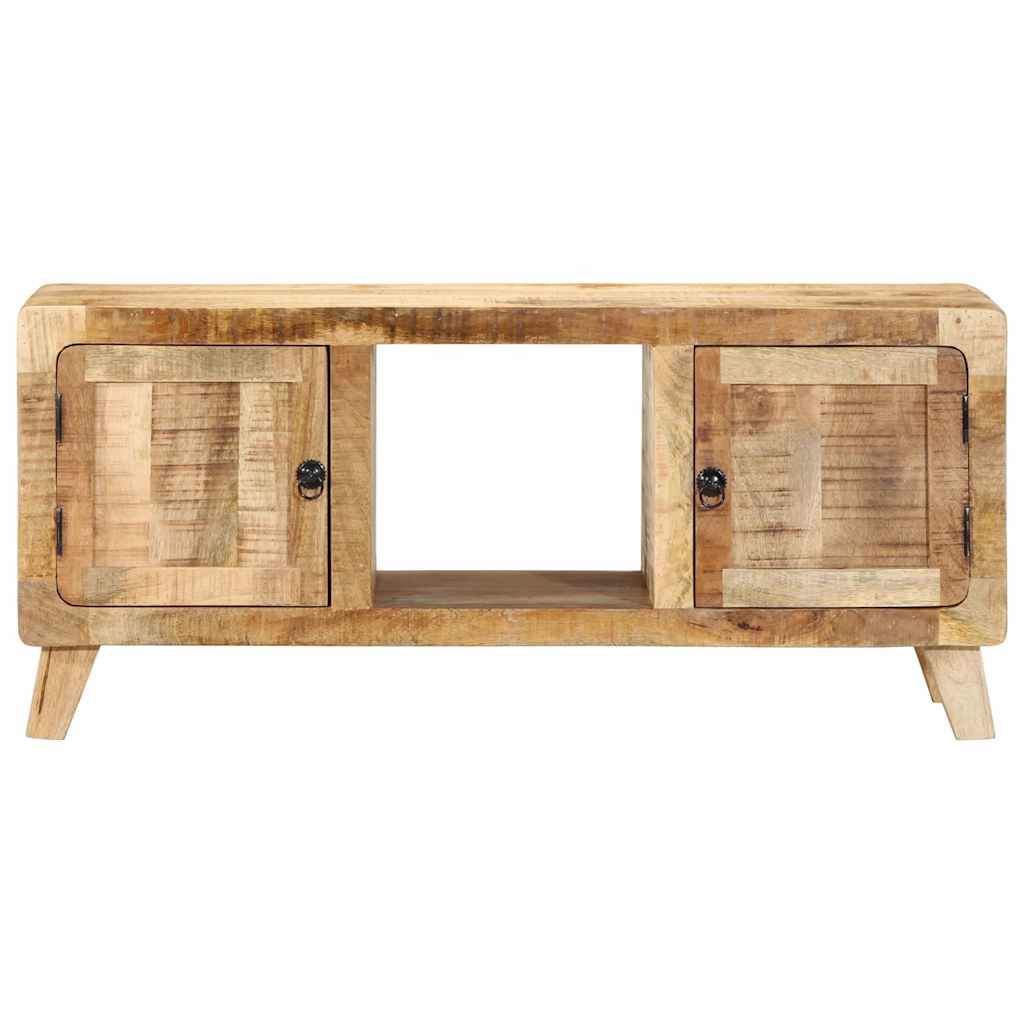 vidaXL TV Cabinet 105x46x32 cm Solid Wood Rough Mango